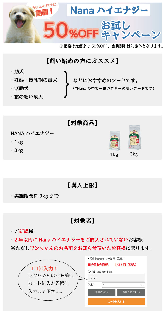 ハイエナキャンペーン説明