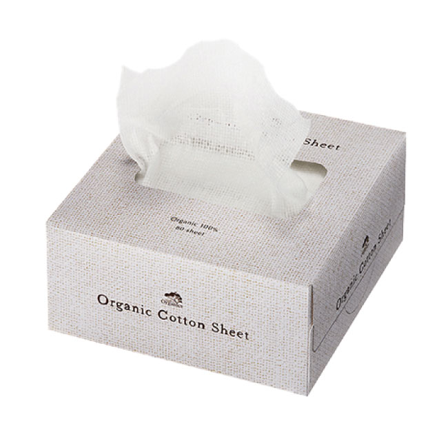 オーガニック コットンシート 80枚入り